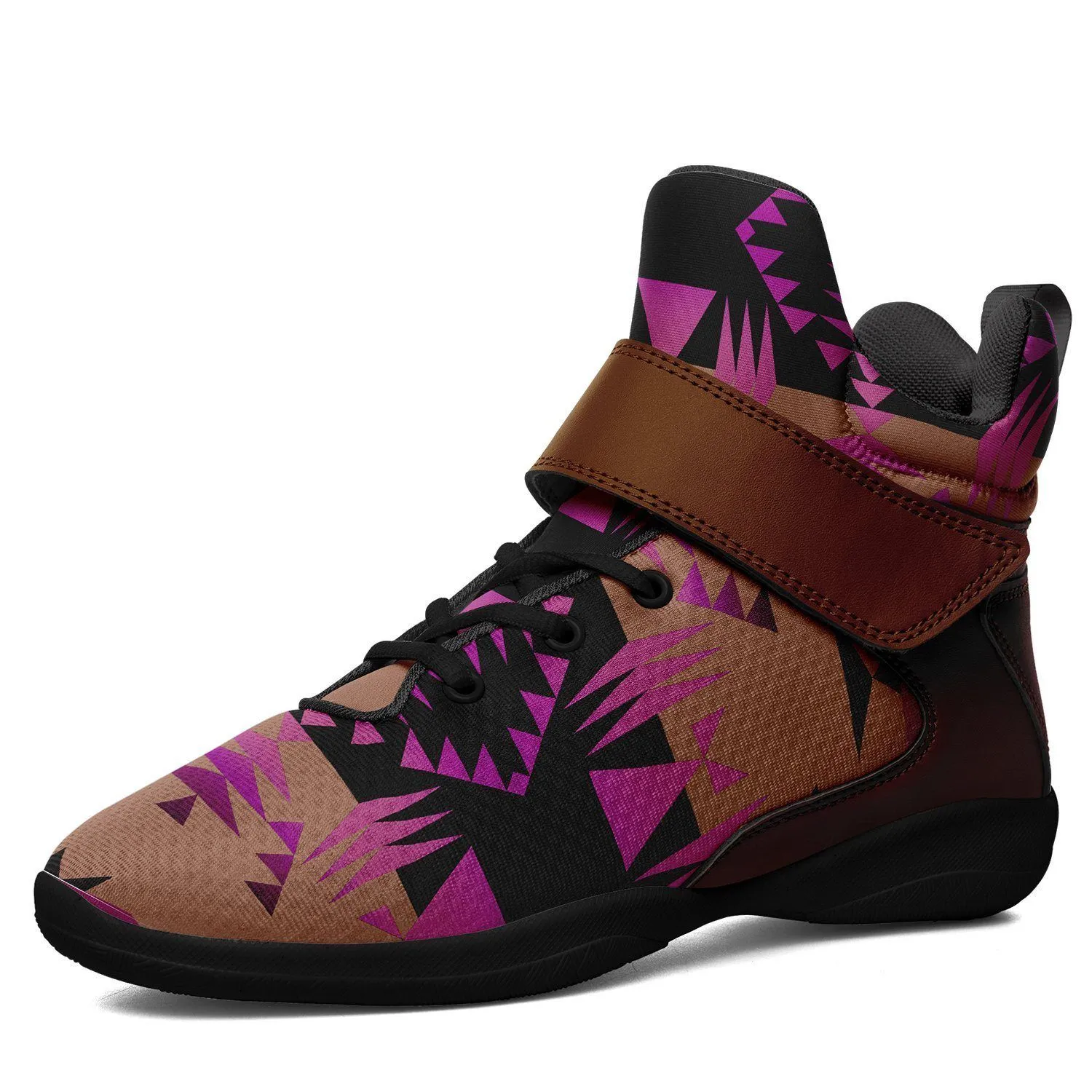 Between the Mountains Berry Ipottaa Basketball / Sport High Top Shoes - Black Sole