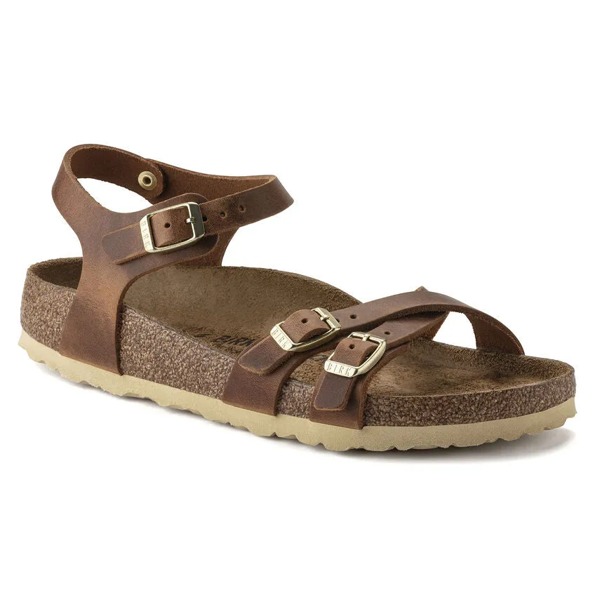 Birkenstock Kumba Cognac Oiled Leather Women's