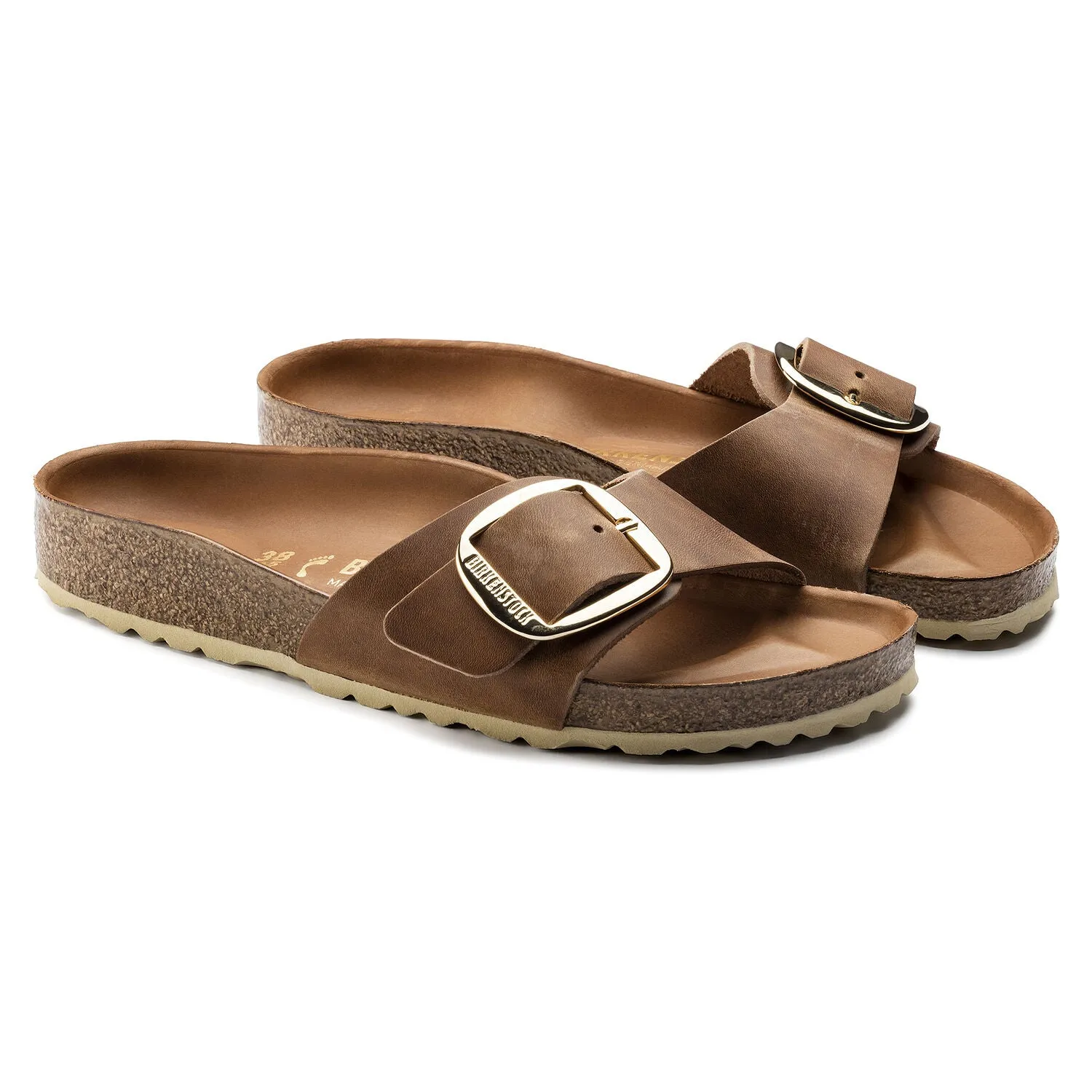 BIRKENSTOCK MADRID BIG BUCKLE COGNAC