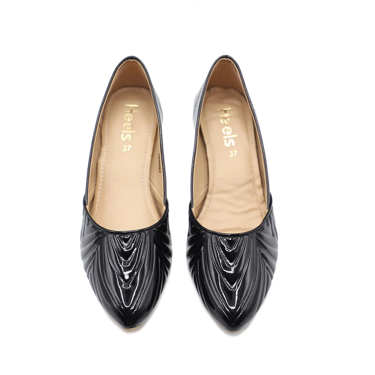 Black Formal Court Shoes 085457