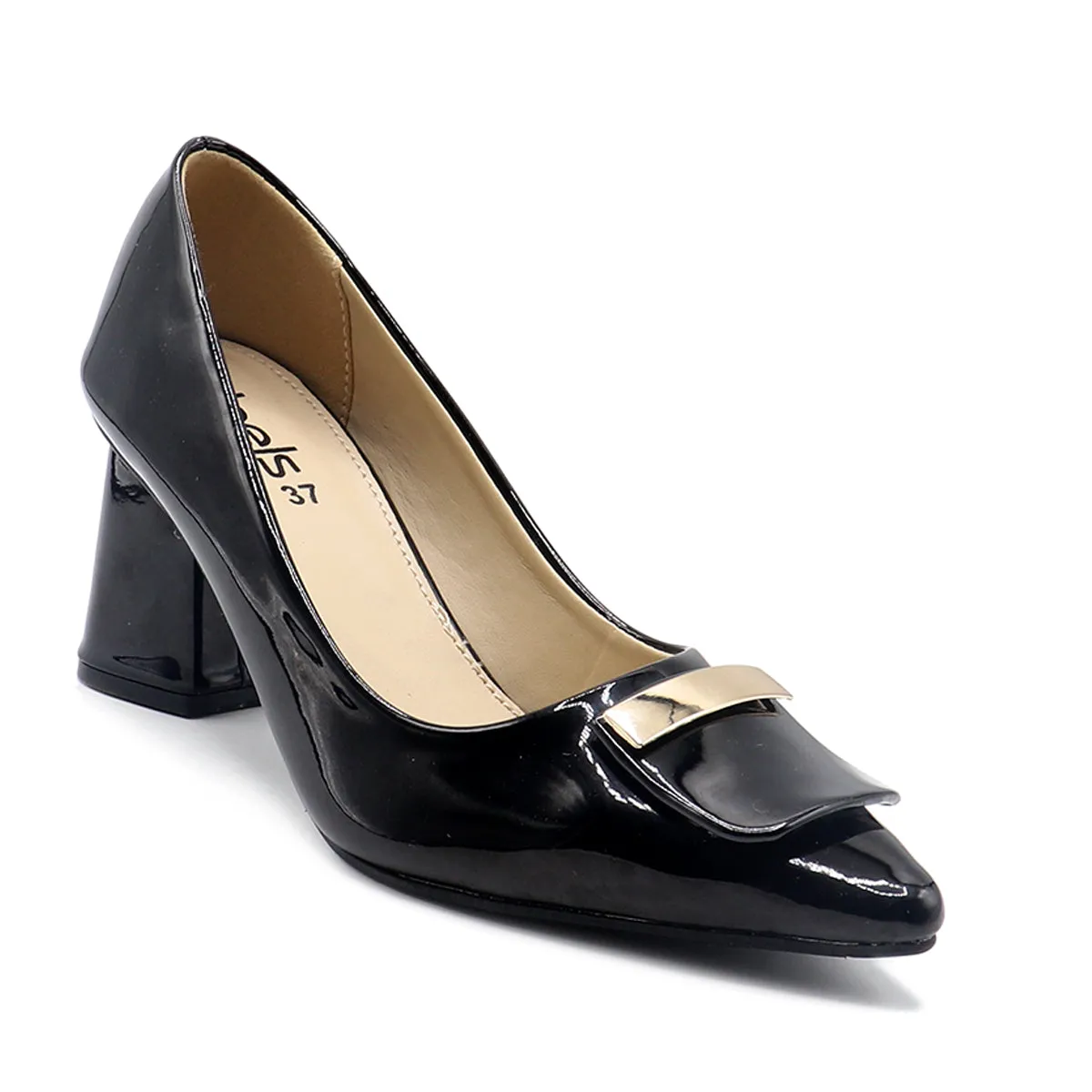 Black Formal Court Shoes 085477