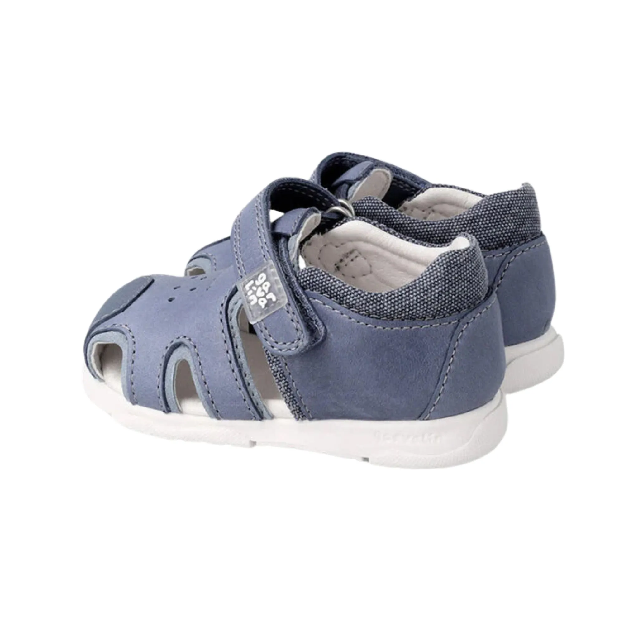 Caged Kaiser Sandals - Denim Blue