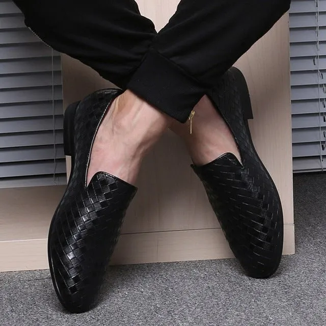 Extravagant CrocLuxe Glossy Patent Leather Loafers