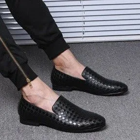 Extravagant CrocLuxe Glossy Patent Leather Loafers