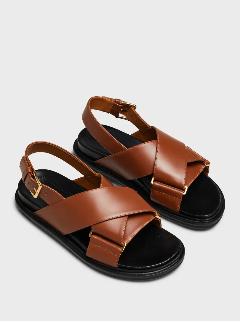 Fussbett Sandals in Maroon