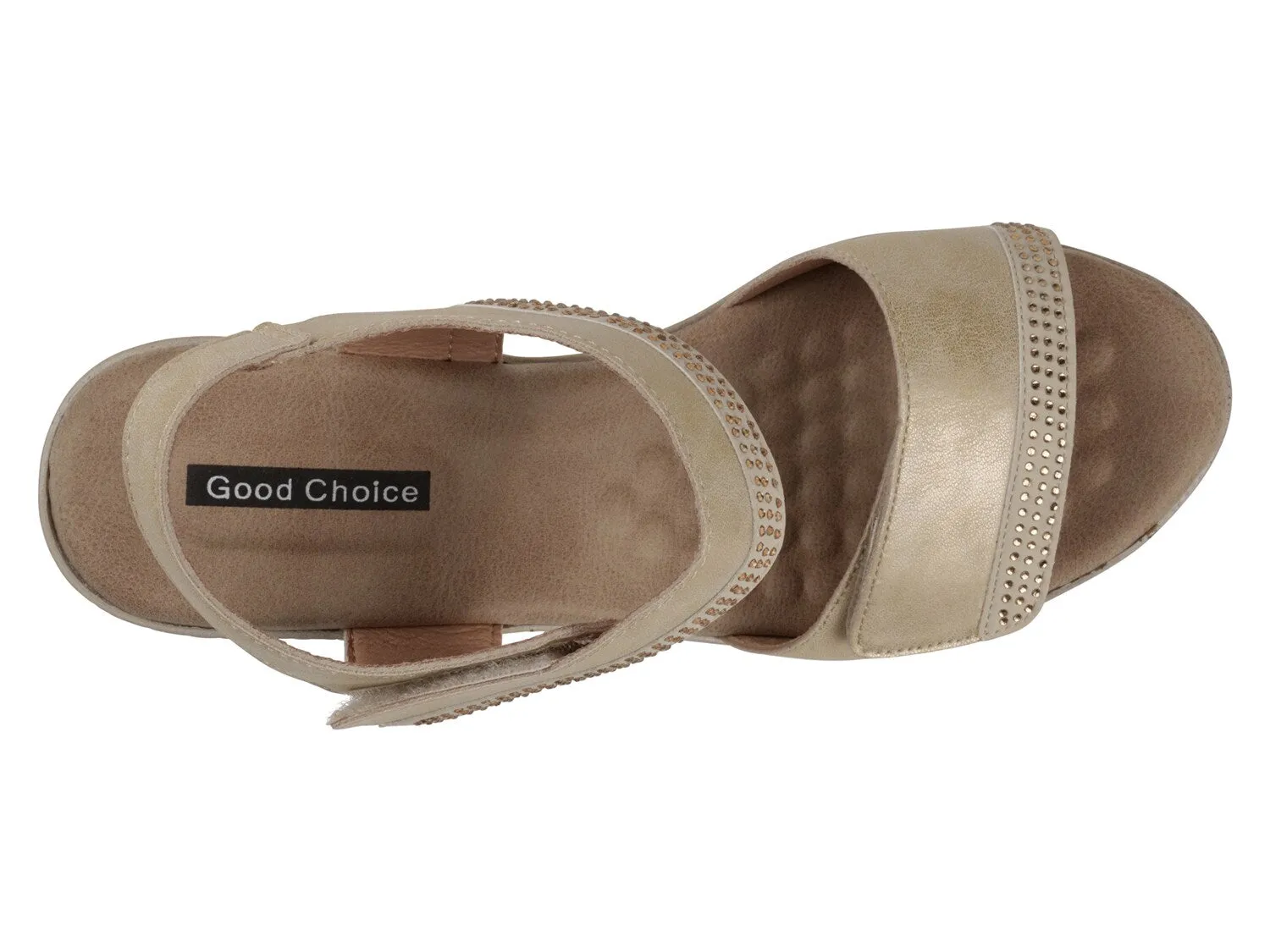 Good Choice Jorda Wedge Sandals, Gold