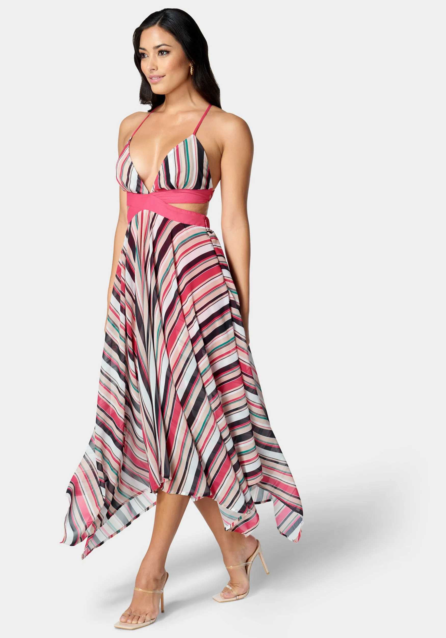 Handkerchief Printed Maxi