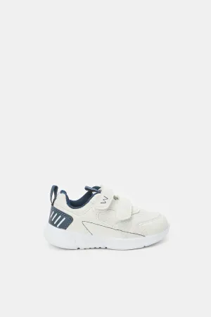 Infant Boys White Mesh Trainers