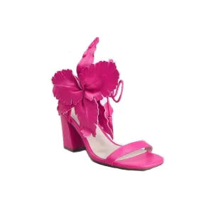 Magenta Hibiscus Heels