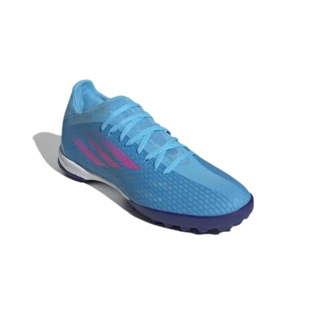 Men's X Speedflow.3 Turf Football Shoe (Sky Rush/Team Shock Pink/Cloud White)