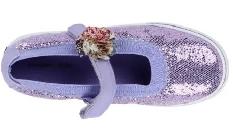 Morgan and Milo Sparkle Floral MJ Violet