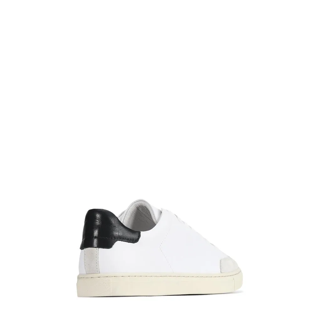 PANELS LOW TOP SNEAKERS LEATHER