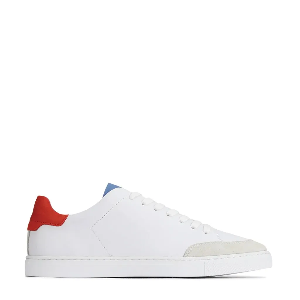 PANELS LOW TOP SNEAKERS LEATHER