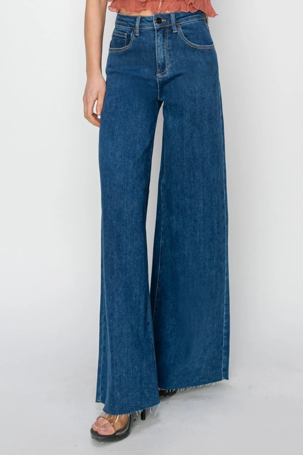 RISEN High Rise Palazzo Jeans - ONLINE ONLY - 7-10 DAY SHIPPING