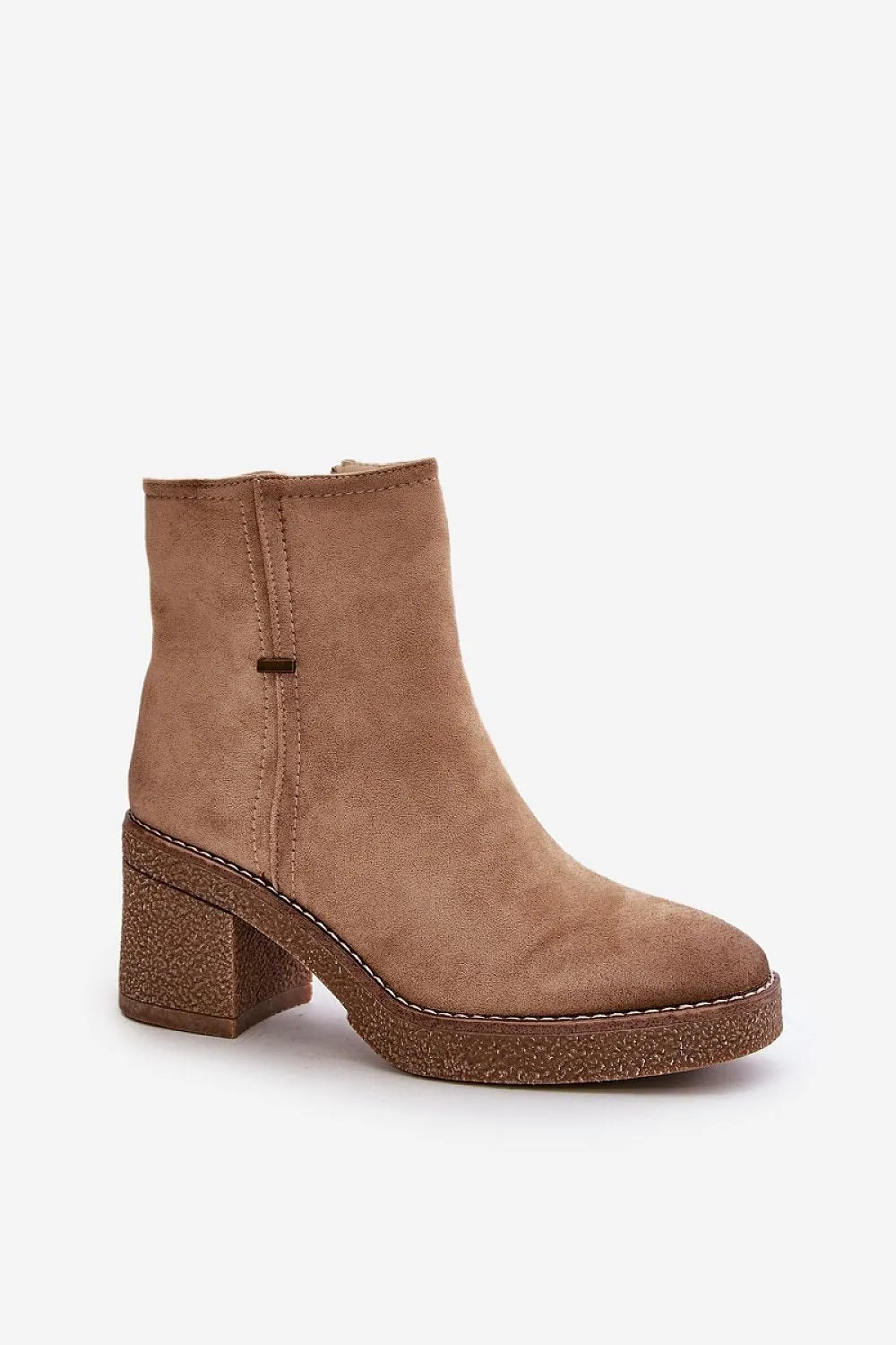 TEEK - Heather Suede Heeled Boots