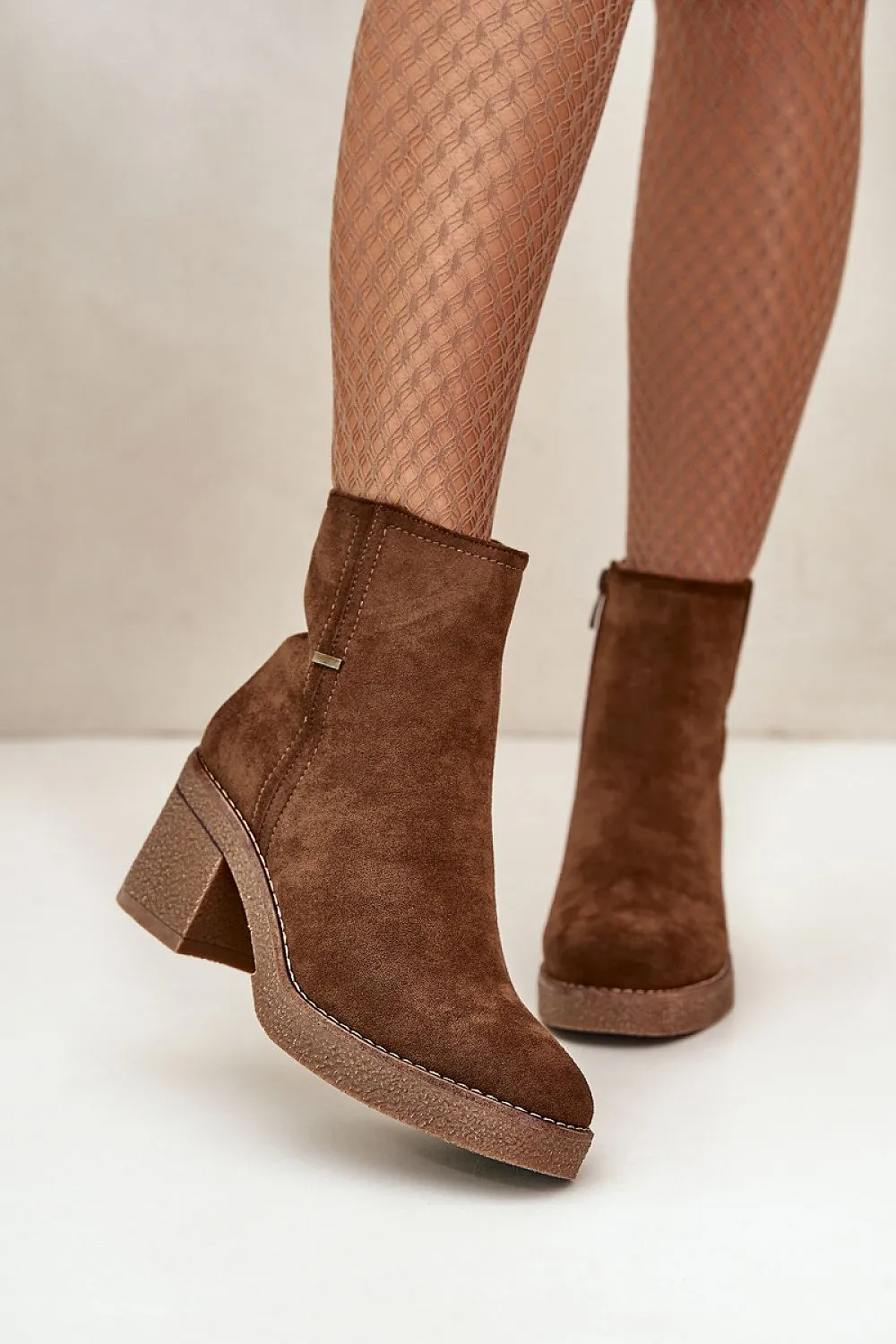 TEEK - Heather Suede Heeled Boots