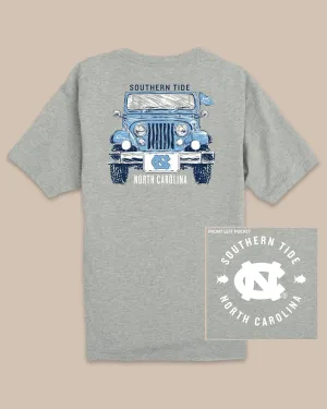 UNC Tar Heels Heather Front Plate T-Shirt