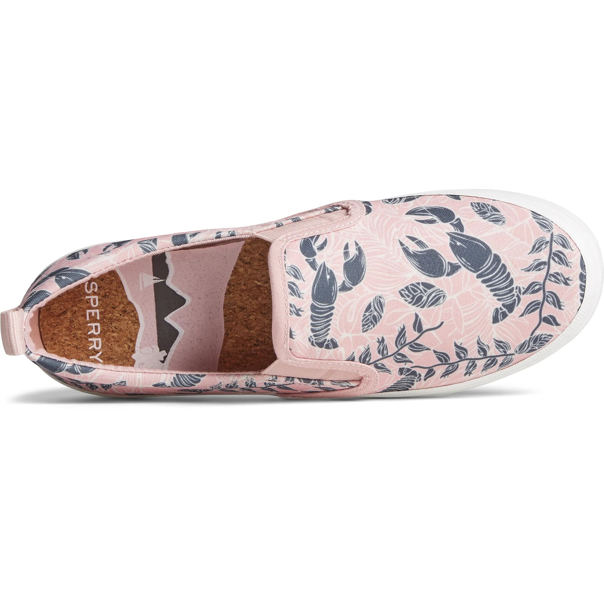 Women's Crest Twin Gore Resort Slip On Sneaker - Pink (STS88251)