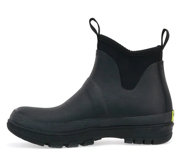 Women's Neoprene Ankle Rain Boot - Black